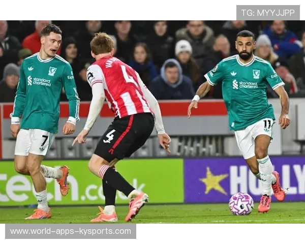 萨拉赫左脚弧线球破门，利物浦2比0伯恩利